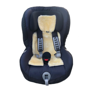 Kinderwageneinlage Lammfell verstellbar Natur Universal-3