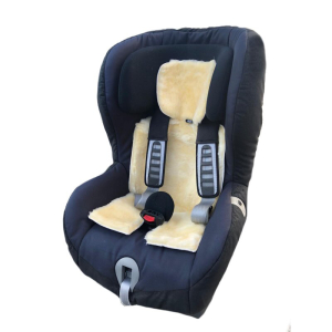 Kinderwageneinlage Lammfell verstellbar Natur Universal-3