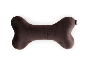 Knochenkissen Island Velvetline BRAUN