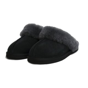 lammfell-pantoffel-nadine-mit-fellkranz_tiervital_naturprodulte_de_schwarz