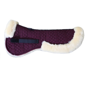 Lammfell Stofffarbe bordeaux-med