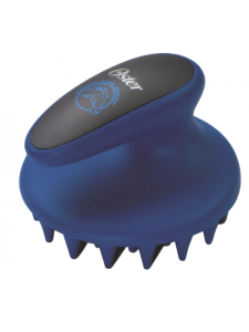 Oster Pferde Striegel Gumminoppenstriegel grob, blau