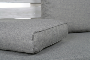 Paletten Rückenkissen-Softline 60x44x20 silber