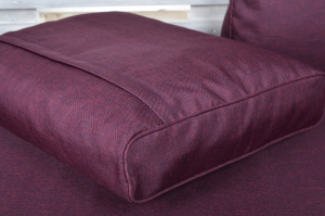 Paletten Rückenkissen-Softline 60x44x20 violett