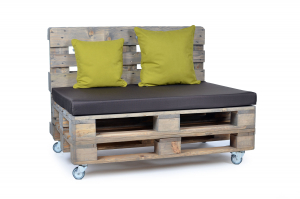 Palettenkissen Nylongewebe 120x80x8 braun