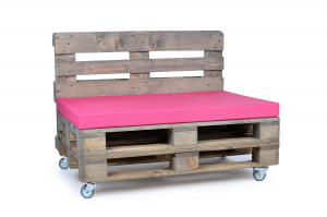 Palettenkissen Nylongewebe 120x80x8 pink