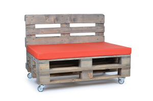 Palettenkissen Nylongewebe 120x80x8 rot