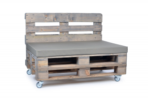 Palettenkissen Nylongewebe 120x80x8 taupe