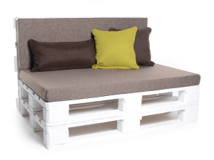 Palettenkissen-Matratzenkissen-Softline 120x42x8 creme