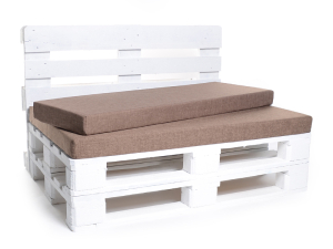 Palettenkissen-Matratzenkissen-Softline 120x42x8 hellbraun