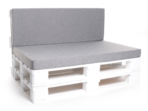 Palettenkissen-Matratzenkissen-Softline 120x42x8 silber