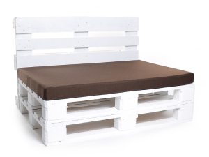 Palettenkissen-Matratzenkissen-Softline 120x80x8 braun