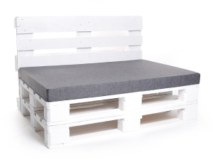Palettenkissen-Matratzenkissen-Softline 120x80x8 grau