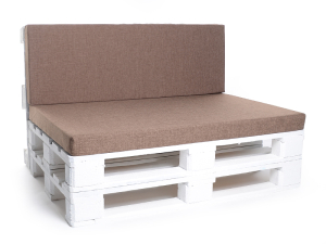 Palettenkissen-Matratzenkissen-Softline 120x80x8 hellbraun
