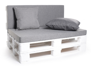 Palettenkissen-Matratzenkissen-Softline 120x80x8 silber