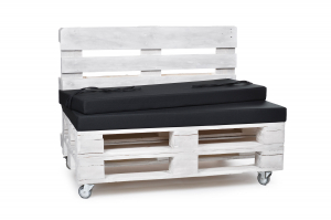 Palettenkissen-Matratzenkissen-Softline 120x42x8 schwarz