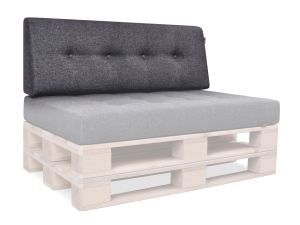 MAXX Rueckenkissen-Softline grau