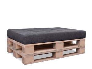 MAXX Palettenkissen-Softline grau