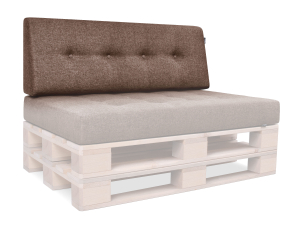 MAXX Rueckenkissen-Softline hellbraun
