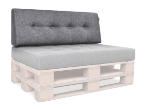 MAXX Rueckenkissen-Softline silber