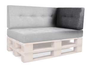 MAXX Seitenkissen-Softline silber