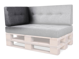 MAXX Seitenkissen-Softline silber