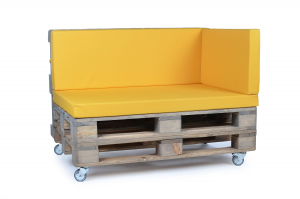 Palettenseitenkissen Nylongewebe 72x42x8 gelb