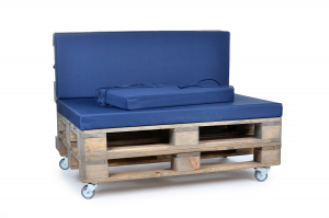 Palettenseitenkissen Nylongewebe 72x42x8 marine