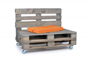 Palettenseitenkissen Nylongewebe 72x42x8 orange