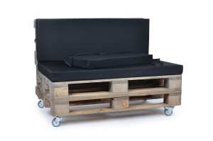 Palettenseitenkissen Nylongewebe 72x42x8 schwarz