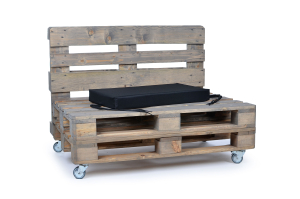 Palettenseitenkissen Nylongewebe 72x42x8 schwarz