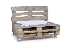 Palettenseitenkissen Nylongewebe 72x42x8 weiss