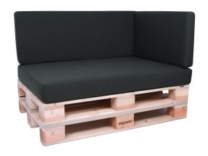 Palettenkissen Sunline Uni 60x42x8 Premium (Outdoor) anthrazit-2