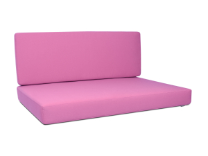 Palettenkissen Sunline Uni 60x42x8 Premium (Outdoor) pink-4