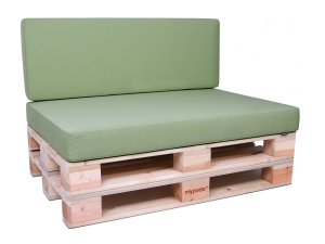Palettenkissen Sunline Uni 60x42x8 Premium (Outdoor) pistazie
