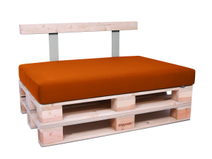 Palettenkissen Sunline Uni 80x60x12 Premium (Outdoor) terracotta