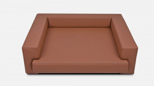 Boston Hundesofa Kunstleder KUPFER