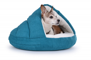 Hundebett Shell Comfort 90x90 cm türkis