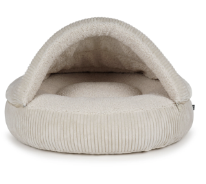 Hundebett Shell CORD CREME