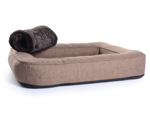 Hundebett Spring Softline 110x90 cm hellbraun