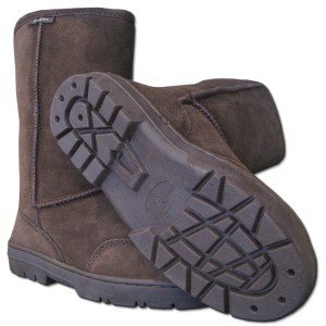 Preview: Stiefel Lammfellstiefel braun in den Größen von 35 bis 48