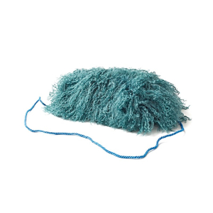 Tibet Lammfell Muff Handwaermer turquoise