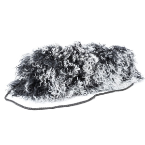 Tibet Lammfell Muff Handwaermer schwarz (Tops)