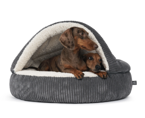 Hundebett Shell CORD anthrazit