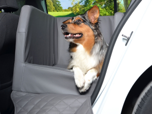 Auto Rücksitz Hundebett Travelmat RS Plus pure silver Gr M