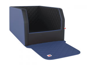 Auto Rücksitz Hundebett Travelmat RS Duo Plus Gr. XL Navyblack