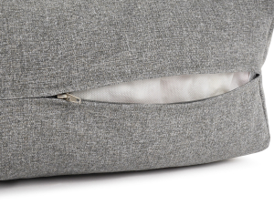 Hundekissen Twiddle gesteppt  80x60 cm GRAU