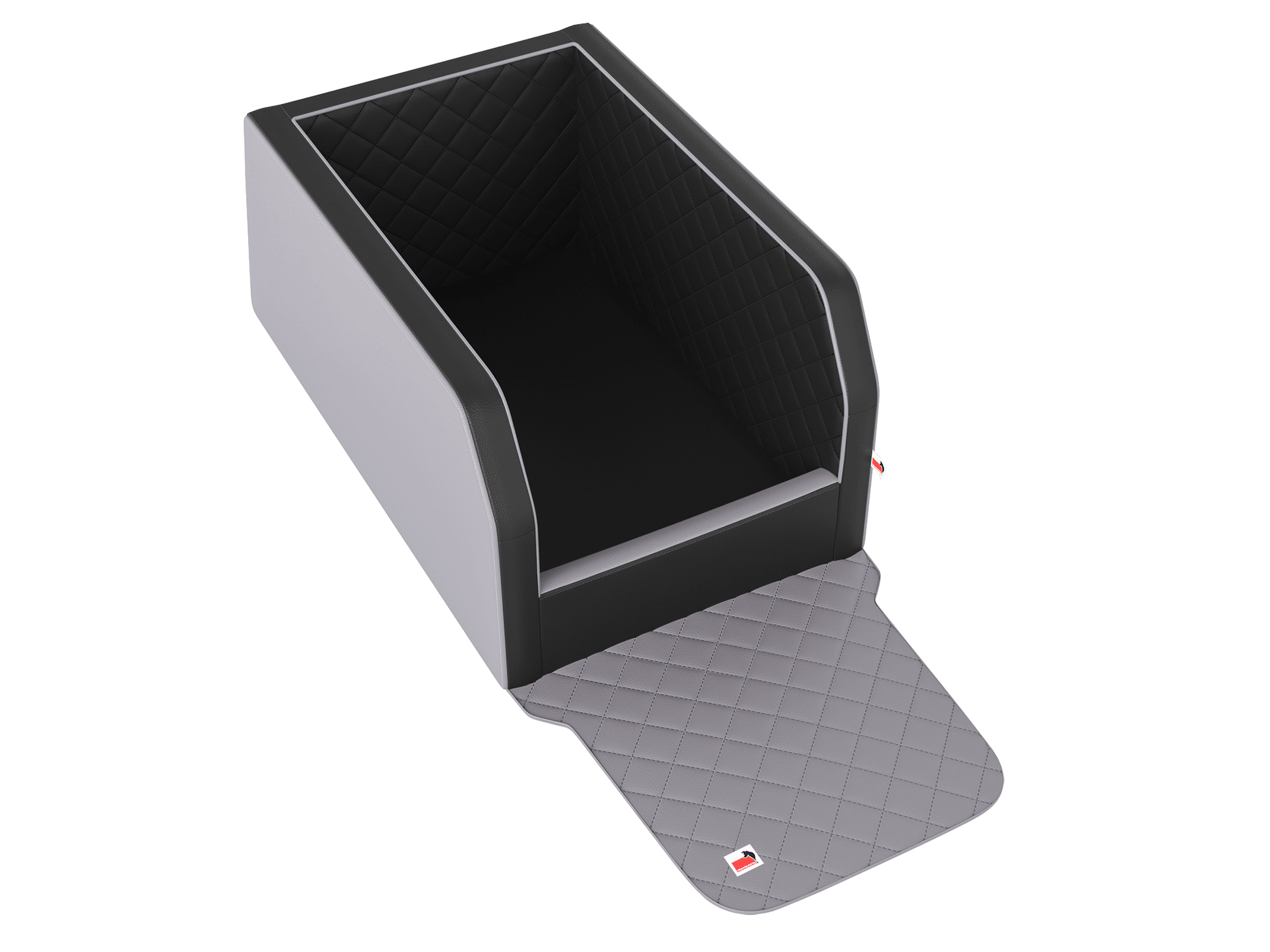 Travelmat PLUS Autobett Für Hunde – Kofferraum-Schutzmatte 100x80 Cm, Grau, Wasserabweisend