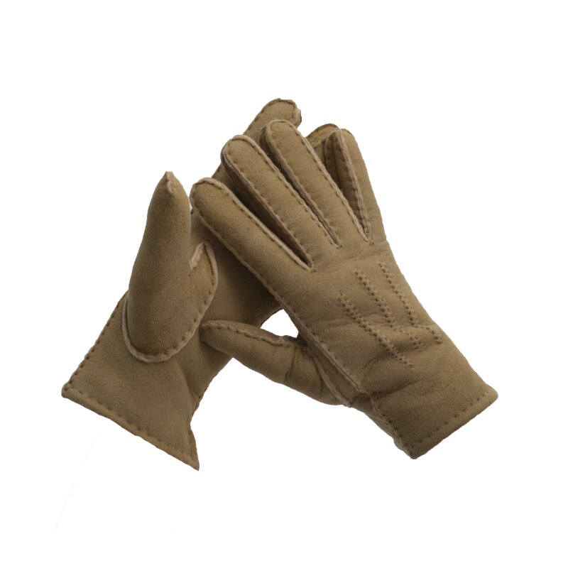 TIERVITAL NATURPRODUKTE - Best Seller Lammfell Finger Lederhandschuhe von S  bis XXL Lammfell