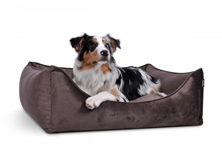 Hundebett Dreamcollection Velvetline taupe